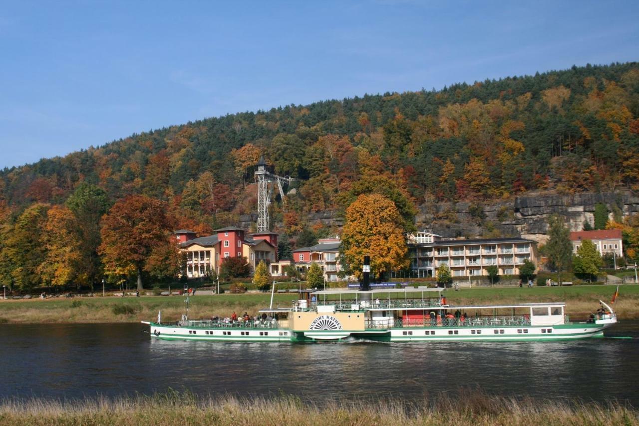 Parkhotel Bad Schandau Mit Spa Exterior photo